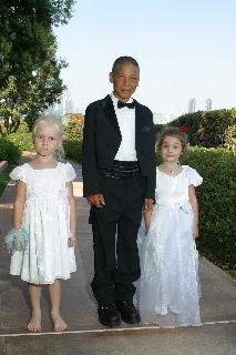 Ring boy and flower girls