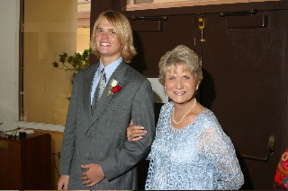 Bride's mother & escort