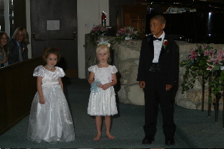 Ring boy and flower girls