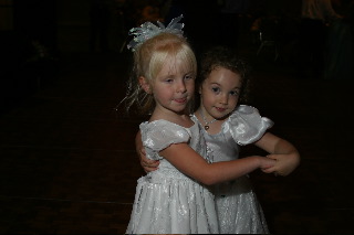 Dancing flower girls