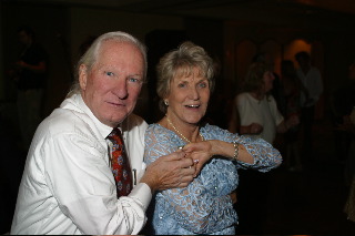 Bride's mother with groom's father (Midge and Lee)