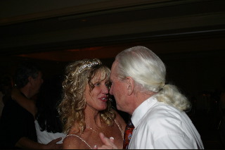 Bride with groom's father (Julie and Lee)